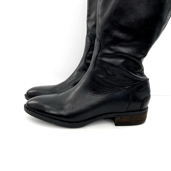 Sam Edelman Women's Penny Leather Riding knee high Boot Shoe - Picture 3 of 13